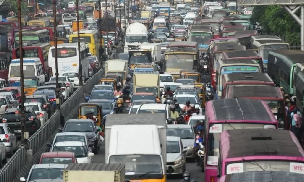 Diwali Traffic Jams Tamil Nadu