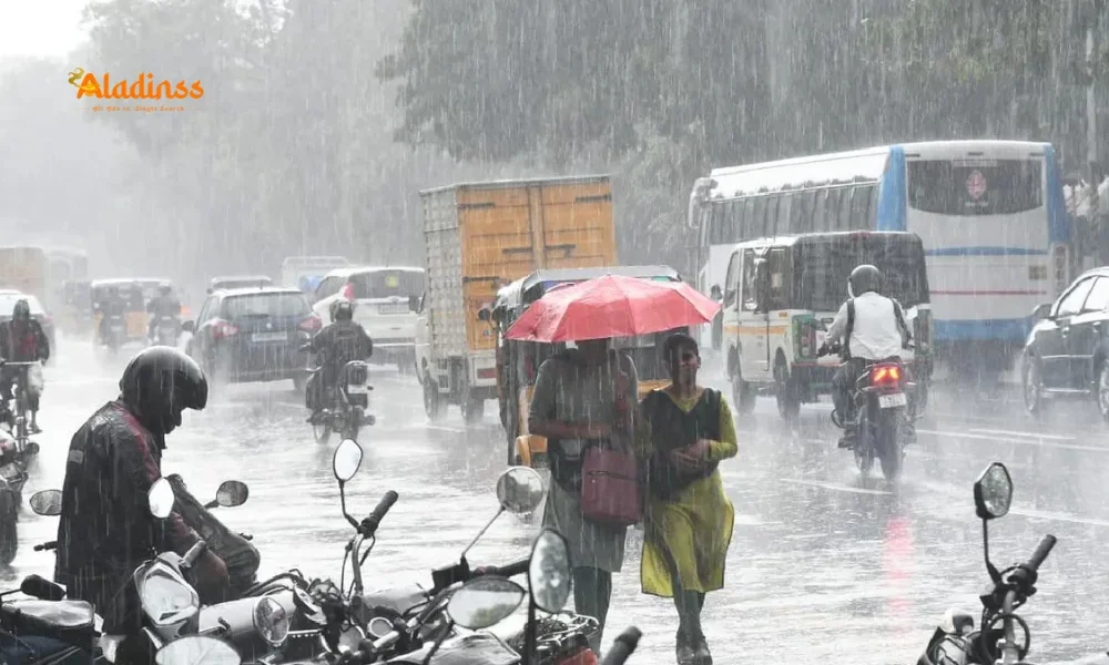 Heavy Rain Alert in 10 TN Districts Today
