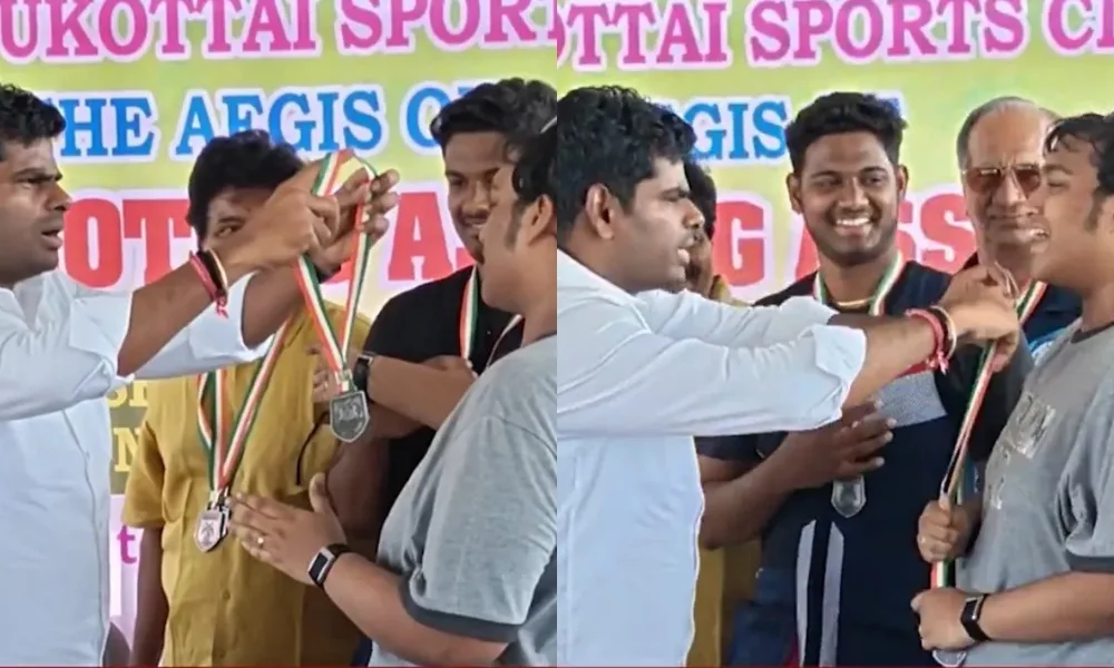TRB Raja Son Refuses Medal from Annamalai 2025