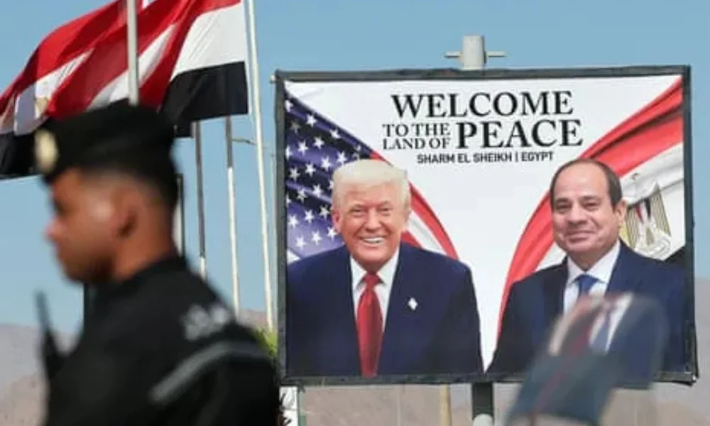 Gaza peace deal Trump Egypt summit