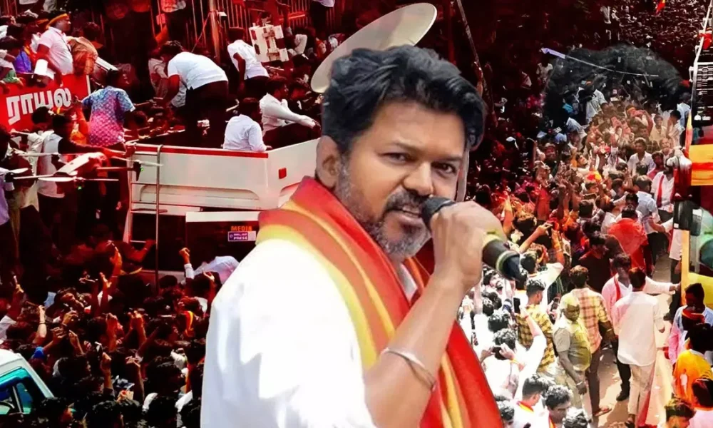 TVK Anand Vijay meeting Neelankarai