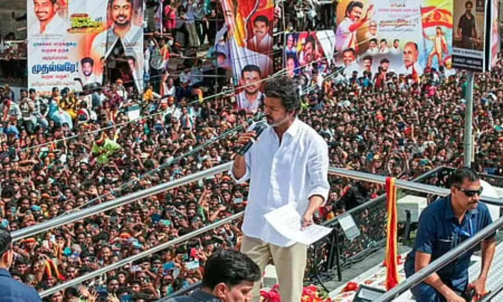 tvk vijay erode public meeting latest update