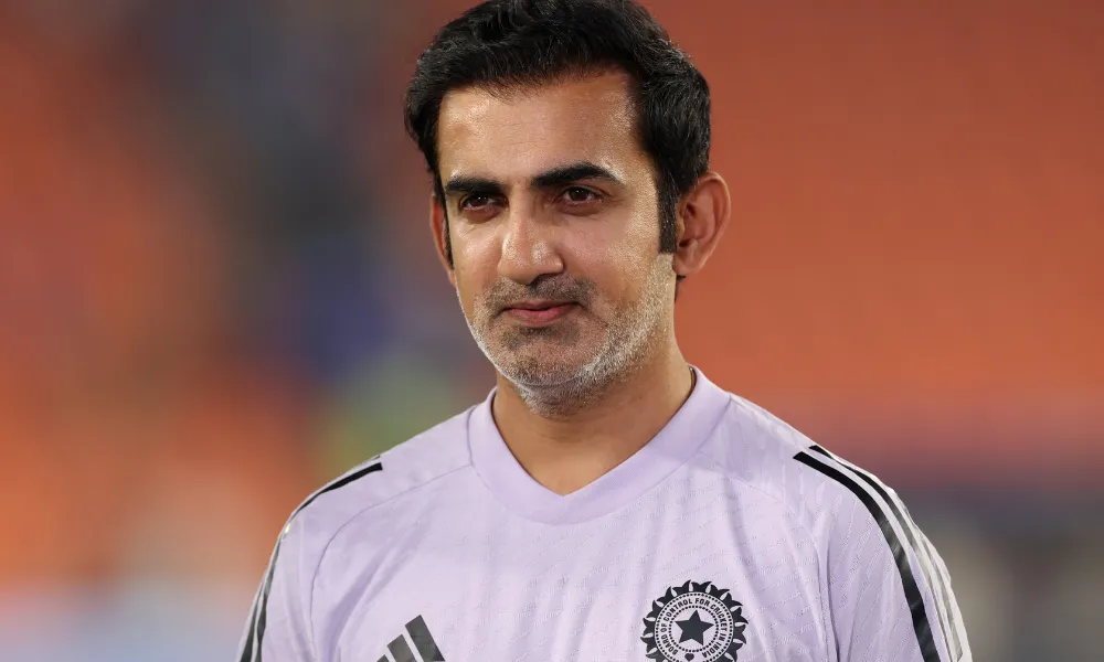 Gautam Gambhir batting
