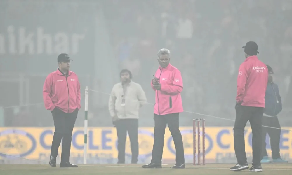 Poor visibility forces India vs South Africa T20I abandonment