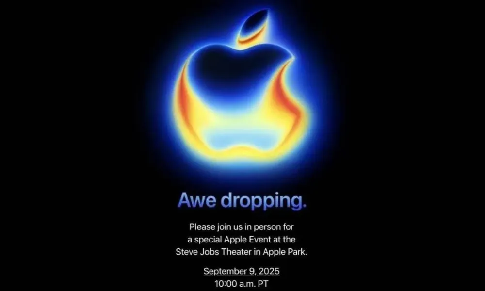 iPhone 17 Awe Dropping event invite