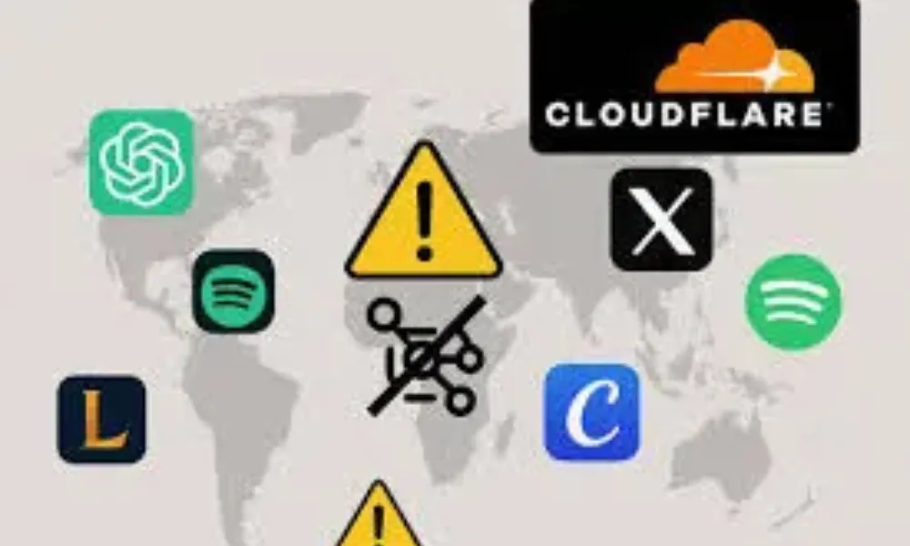 Cloudflare outage impact on major apps and services