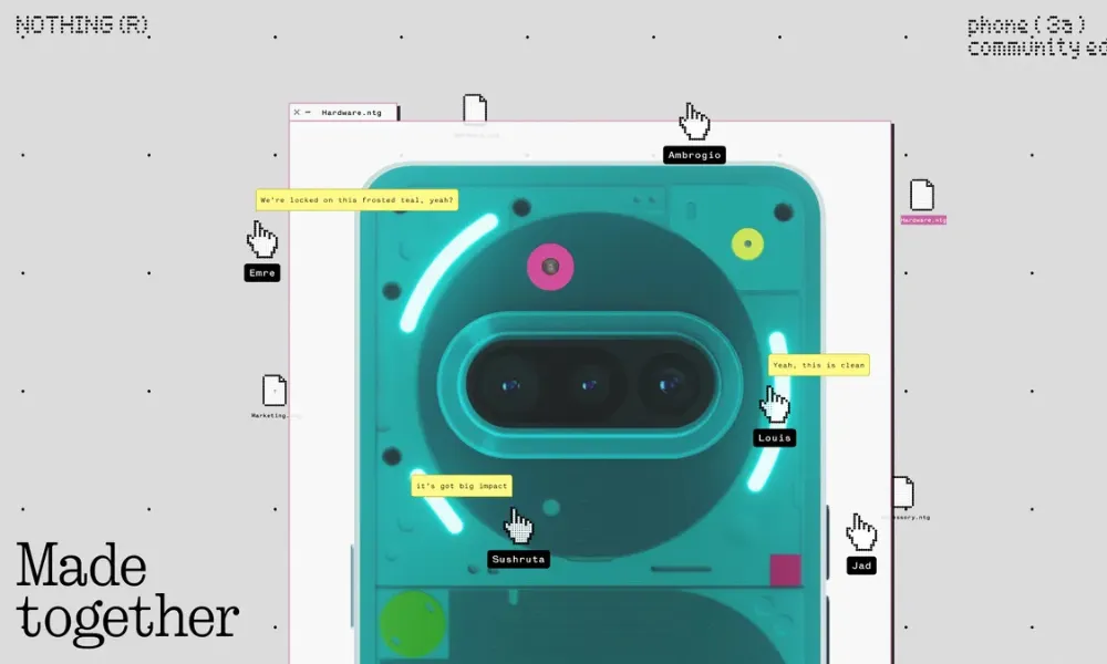 Nothing Phone 3a UI experience