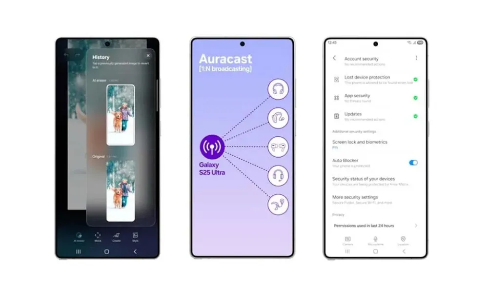 Samsung One UI 8.5 beta update on Galaxy S25 series