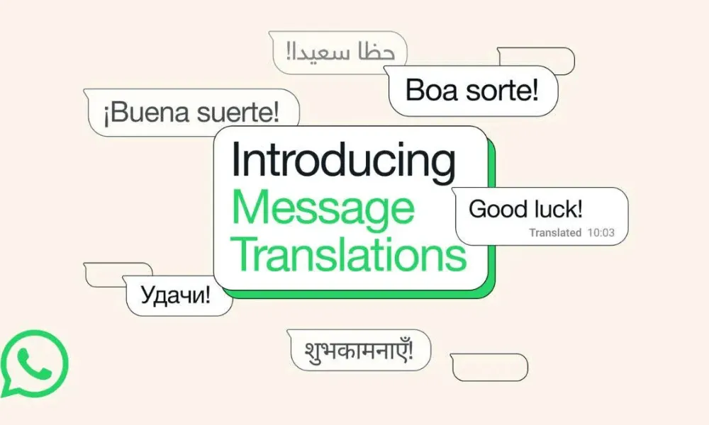 WhatsApp translation feature real-time chat
