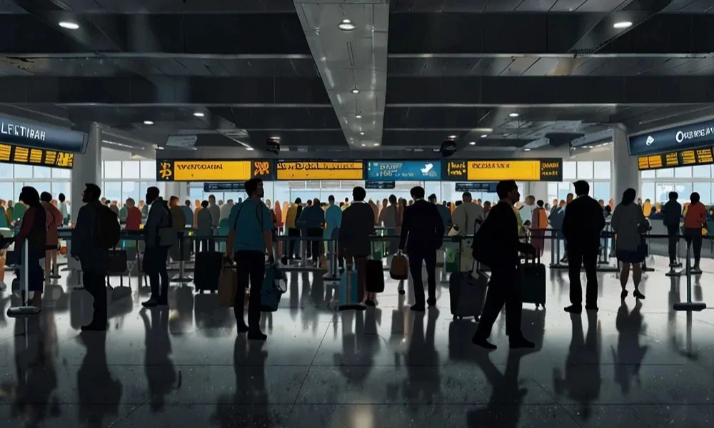 European airport delays and cancellations