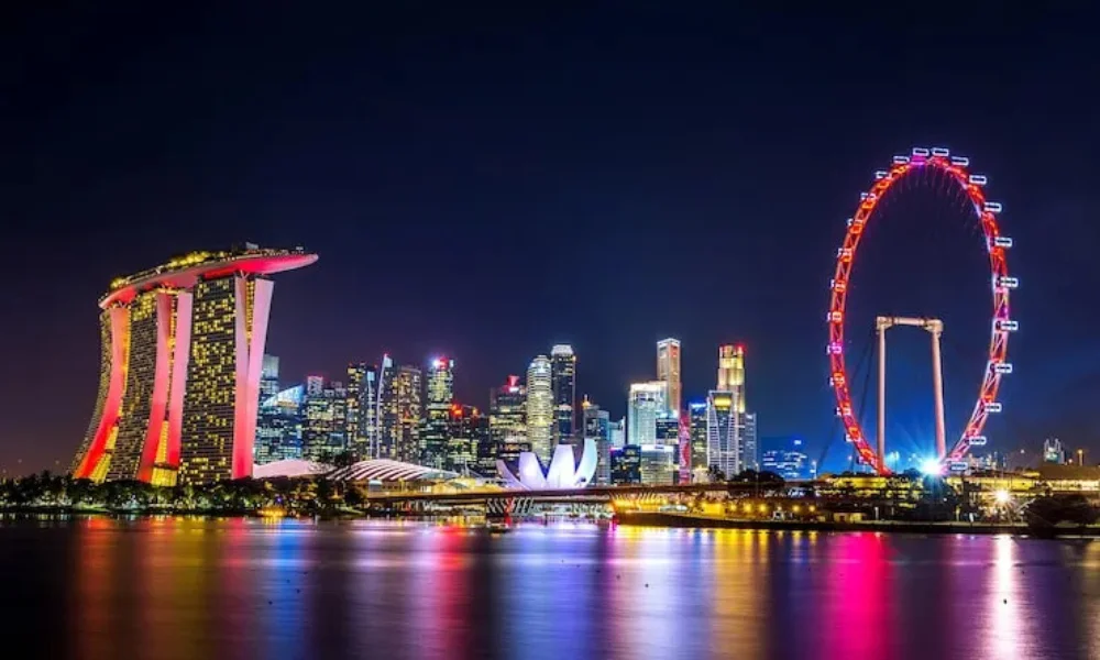 Singapore city-state skyline