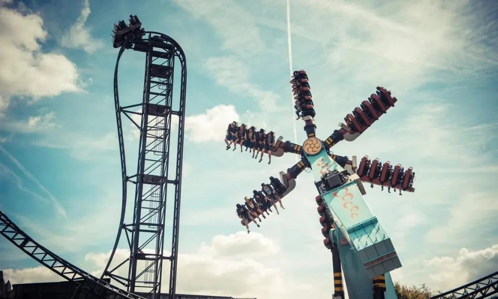 Thorpe Park extreme amusement park UK
