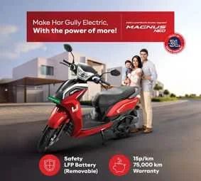 Image of: Ampere EV by Greaves Jeyas Electric Bikes in Valliyur Tirunelveli 2
