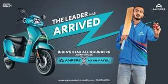 Image of: Ampere EV by Greaves Jeyas Electric Bikes in Valliyur Tirunelveli