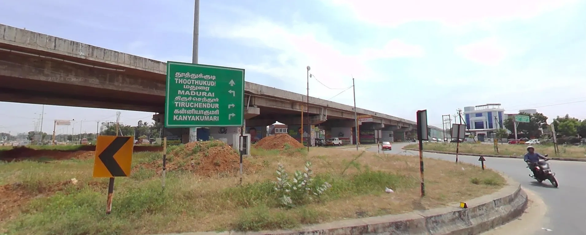 Image of: MDU TNV TUT Bypass Flyover Tirunelveli Tamil Nadu