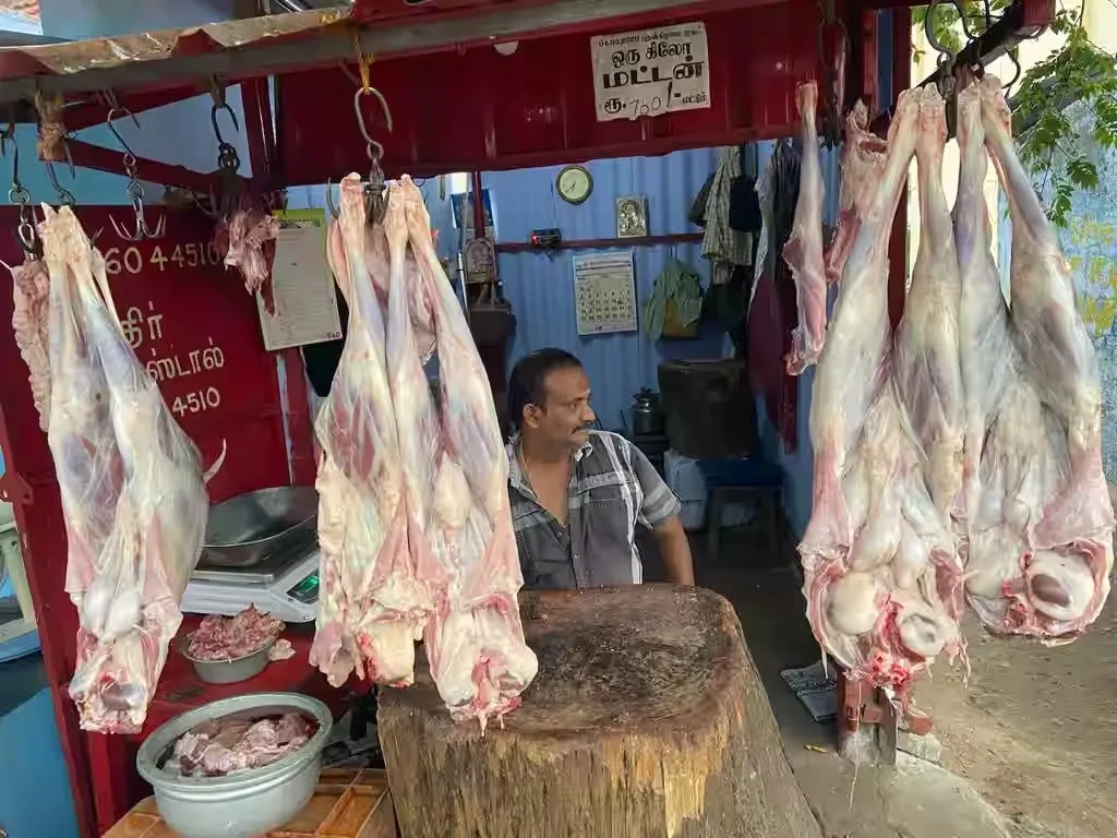 Image of: Ramesh Mutton Shop Sivanthipuram Tamil Nadu 3