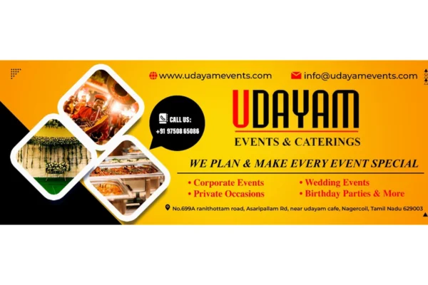 Image of: Udayam Event Management Catering Services Nagercoil