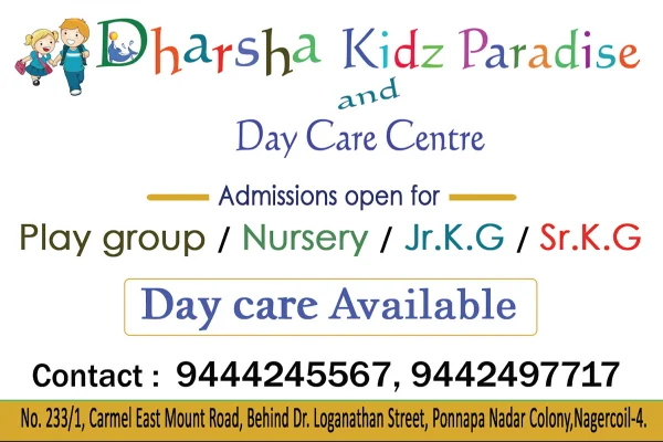Image of: Dharsha Kidz Paradise - Quality Daycare and Fun Learning