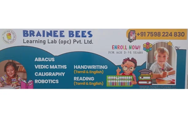 Image of: Brainee Bees - Kids Abacus, Robotics, Handwriting, and Vedic Maths Classes