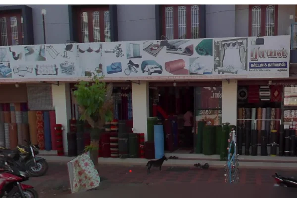 Image of: Royal curtain and carpets -curtain mosquito net floormat in karungal