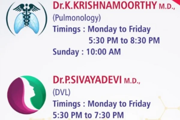 Image of: Dr K Krishnamoorthy RS Lung & Skin Clinic Tirunelveli