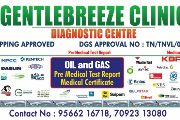 Image of: Gentlebreeze Medical Centre Expert Maritime Oil Gas Health Checkups