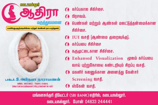 Image of: Athira Hospital Trusted Womens Care in Kadayanallur