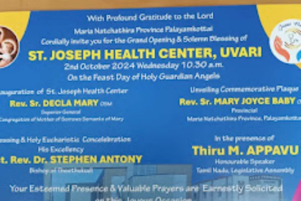 Image of: Saint Joseph Health Center Karaichuthuvari Tamil Nadu