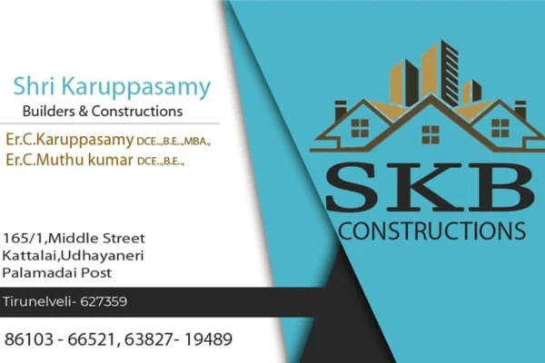 Image of: Shri Karuppasamy Builders Trusted Construction Services Tirunelveli