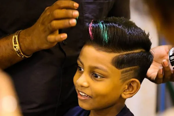 Image of: Santhi Men and Kids Professional Hair Salon Services