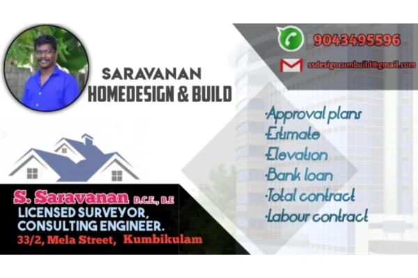 Image of: Saravanan Home Design and Builder Expert Home Construction in Seelathikulam