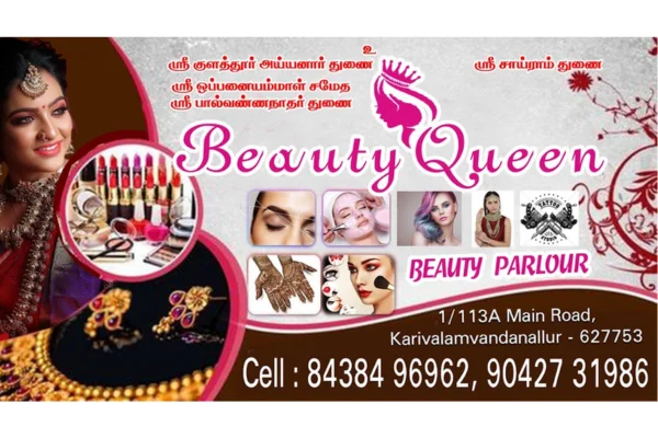 Image of: Beauty Queen Beauty Parlour And Tattoo Best Services in Karivalamvandanallur