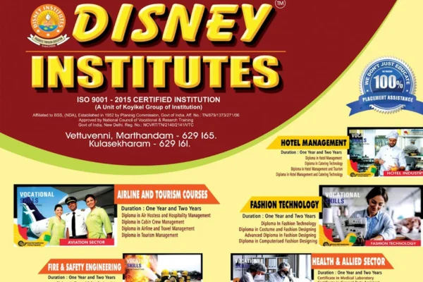 Image of: Disney Institutes Marthandam Learning and Fun Experience