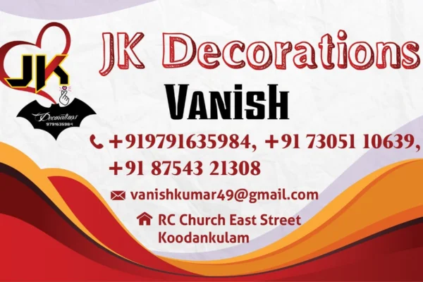 Image of: JK Decor and Events Best Event Planners in Koodankulam