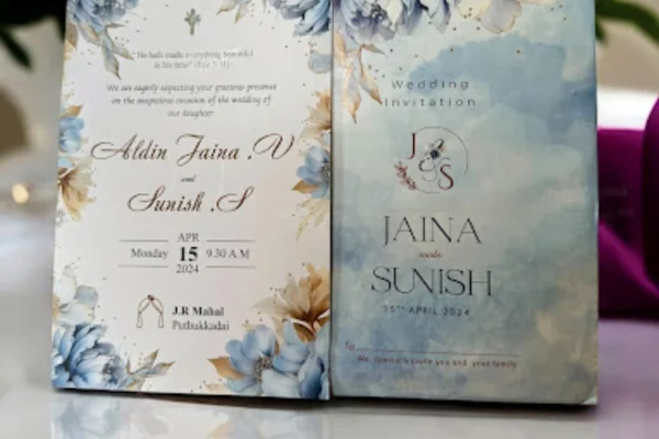 Image of: Benny Cards Tirunelveli Custom Wedding Invitation Cards