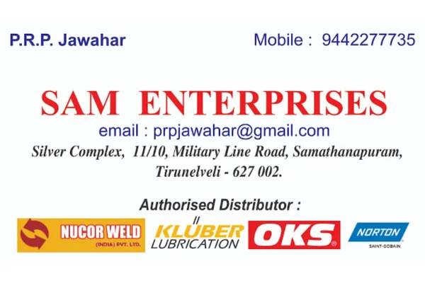 Image of: SAM Enterprises Welding Supply Store in Tirunelveli