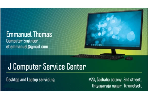 Image of: J Computer Service Center in Tirunelveli