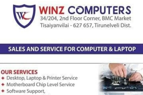 Image of: Winz Computers Sales and Service in Thisayanvilai