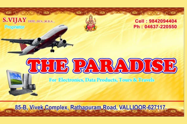 Image of: The Paradise Valliyur Computer, Mobile, Electronics Service