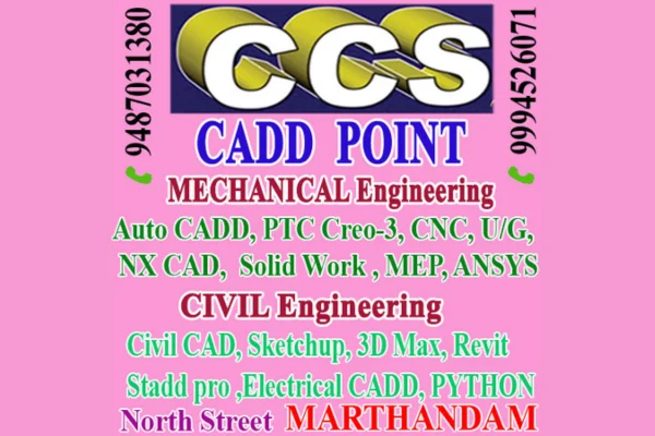 Image of: CCS Computer Education in Marthandam IT CADD Training