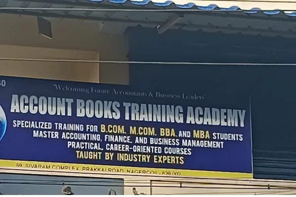 Image of: Account Books Training Academy Nagercoil Business Accounting
