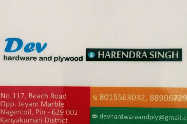 Image of: Dev Hardware and Plywood in Nagercoil
