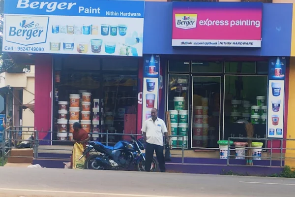 Image of: Nithin Hardwares Berger Paint House in Painkulam
