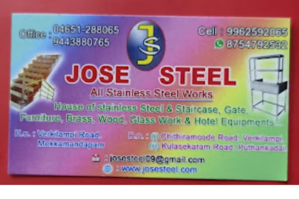 Image of: Jose Steels in Mekkamandapam