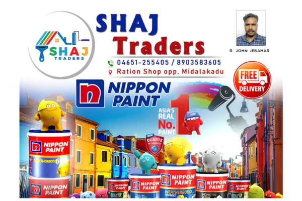 Image of: SHAJ Traders Nippon Paint in Midalakadu