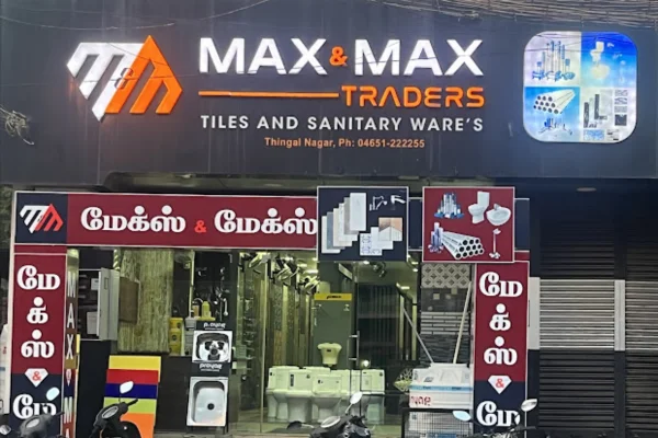 Image of: Max and Max Traders Tile Store Thingal Nagar