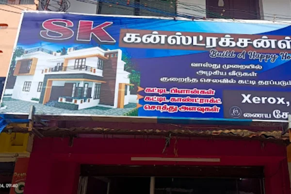 Image of: SK Constructions Kumarapuram Building Contractors Services