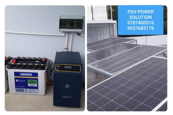 Image of: PSV Power Solution Solar Energy Services Kulasekharam