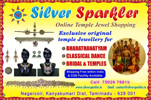 Image of: Silver Sparkler Temple Jewellery in Nagercoil