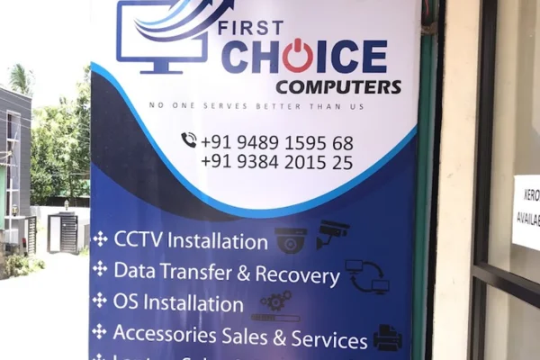 Image of: First Choice Computers Sales and Service Karungal